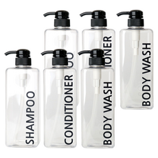 ROMANTIC NOVEMBER 方形浴室飲水機800ml 3件套, 2組, 現代黑色