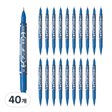 ZEBRA 斑馬牌 McKee 極細奇異筆, 藍色, 40個