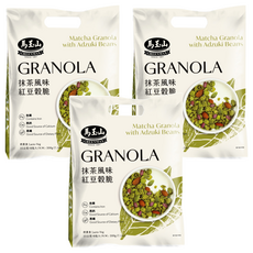 馬玉山 抹茶風味紅豆穀脆 8包, 200g, 3袋