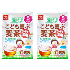 Hakubaku 麥茶包, 日本國產大麥100%, 清香甘醇, 冷熱皆宜, 即沖即飲, 8g, 52包, 2袋