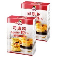 SIGNWIN 三得冠 司康粉 外酥內軟 香味濃郁 嚴選優質原料 台灣製造, 200g, 2盒