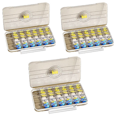 7日分裝透明藥盒 28格 23x13x3cm, 3個