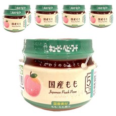 kewpie 極上嚴選 日本蜜桃泥 5M 70g - 寶寶副食品首選, 蜜桃, 6罐