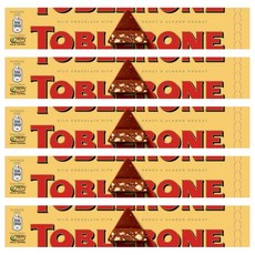 TOBLERONE 瑞士三角牛奶巧克力, 100g, 5條