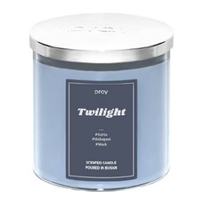 PRAY 經典天然大豆蠟燭, 桃花鼠尾草, 165g, 1件