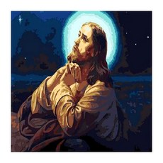 皮膚畫 DIY 名畫繪畫套組, 1組, 祈禱耶穌