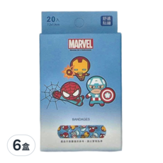 康膚寶 復仇者聯盟系列 貼繃 ML-OK02, 20個, 6盒