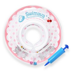 Swimava 孩童頸環游泳圈, 粉色的, 1套