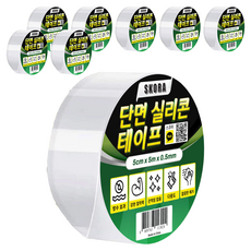 Skora 超強力矽膠縫隙密封防水單面膠帶, 8個