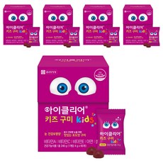 Chong Kun Dang 鍾根堂 Eyeclear 孩童綜合營養維他命軟糖, 60錠, 5個