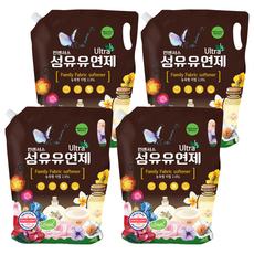 共識高濃縮家庭織物柔順劑嬰兒乳液香味補充裝, 2.05L, 4個