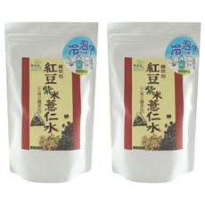 AWAStea 阿華師 紅豆紫米薏仁水 (三角立體茶包) 纖烘焙, 15g, 12包, 2袋