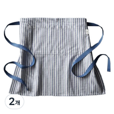 윌리엄스소노마 WS OK 하프 앞치마, 블루, 2개