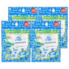 YODA 優的寶貝 救援小英雄波力3D立體防塵兒童口罩 280-320*115mm 2~8歲適用, POLI, 5片, 4包