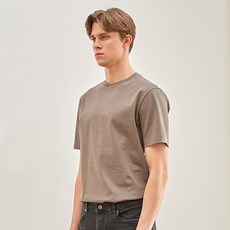 마에스트로 남성용 통기성 TOMORROW 고밀도 코튼 라운드 반팔 티셔츠 MATS1B601