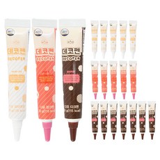 디유 데코펜 다크 4p + 화이트 3p + 핑크 3p 세트, 2세트, 20g