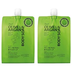 KUMANO 熊野油脂 DEVE 雙重保濕沐浴乳 補充包, 1L, 2包