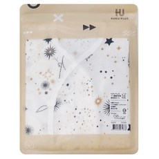 KU.KU Duckbill 酷咕鴨 KUKU PLUS 反手袖紗布肚衣-1入 100%純棉 0-6個月, 6, 十二星座