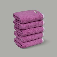 코토나 홈바디 호텔 세면 타월 200g 40수 코마사, 오키드, 5개