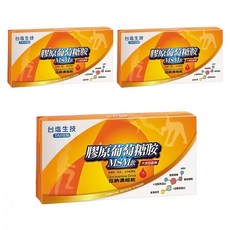 TAIYEN 台塩生技 膠原葡萄糖胺MSM飲, 低鈉濃縮, 不含防腐劑, 16入, 24g, 3盒