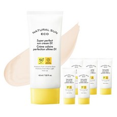 내추럴 선 에코 슈퍼 퍼펙트 선크림 EX F SPA50+ PA++++, 45ml, 6개
