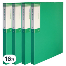 마이다스 프론티어 1.5cm O링 바인더 인덱스 A4 3공, 녹색, 16개