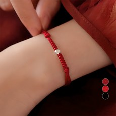 붓다베스트 재물복 금전운 소원 매듭 팔찌 사각 구슬