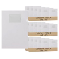 DaTaBanK 三田文具 A4 L型透明文件夾 31 x 22cm 10個, 單色, 6包