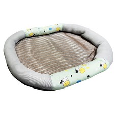 寵物夢工廠 橢圓透氣窩 S號, 灰色萌牛, 1個