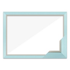 益智愛高端樹脂拼圖框, 現代藍, 1個