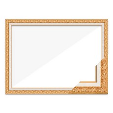 高級珠寶十字繡樹脂相框 30*40cm, 啞光金, 1個