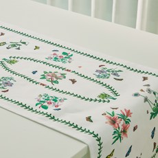 波特梅里恩植物花園桌旗, 1個, 180 x 35 cm, 混合色