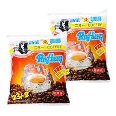 品皇咖啡 2合1碳燒咖啡經濟包, 10g, 25包, 2袋