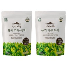 Danongwon清潔濟州有機粉末綠茶, 200g, 1包, 2包