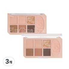 ETUDE House 玩轉色彩眼頰盤, 桃非洲菊, 3個