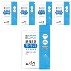 九五之丹 猛虎 酵母B群 + 酵母鋅綜合維他命 營養補給 精力充沛, 30顆, 500mg, 5包