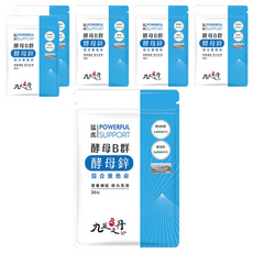 Jiu Wu Dan 九五之丹 猛虎 酵母B群 + 酵母鋅綜合維他命, 30顆, 500mg, 6包