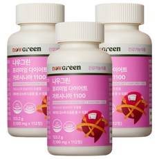 NowGreen Premium Diet藤黃果萃取錠1100, 112顆, 3罐