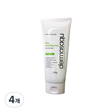 DermasaQ 皮膚實用測試材料蘆薈舒緩凝膠, 200g, 4個