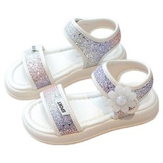 키즈트리 여아용 반짝이 꽃 공주 샌들 SZ-481