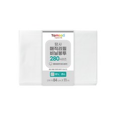 탐사 280시리즈 호환 베이비파우더향 매직리필비닐봉투 화이트, 10개, 27L