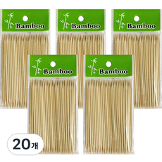 Dadrim 竹製雙面烤肉串 10cm, 50入, 20個