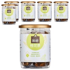 Medolly 蜜思朵 黑糖桂花茶, 天然黑糖, 嚴選在地手摘桂花, 馥郁香氣, 17g, 12包, 6罐
