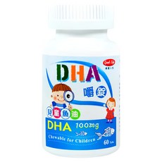 good Life 得意人生 兒童DHA 魚油嚼錠, 60顆, 800mg, 1罐
