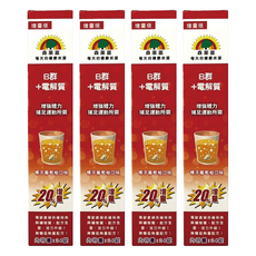 SUNLIFE 森萊富 B群+電解質發泡錠, 橘子葡萄柚口味, 24顆, 96g, 4盒