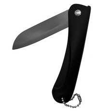 Kiyodo 黑陶瓷折合刀, 1支, 黑