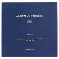 ICONIC Ticket In v4 票券收藏冊, 海軍藍, 50張, 1本