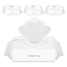 Saengong 生活工作所 濕拖布清潔巾 24抽, 4個