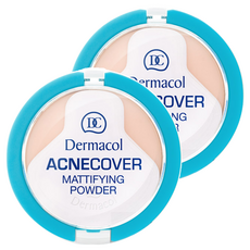 Dermacall Acne Cover 啞光粉, 21 Porcelain, 2盒