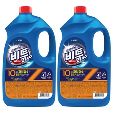 Beat Zero 滾筒專用液體洗衣精 正裝, 4L, 2個